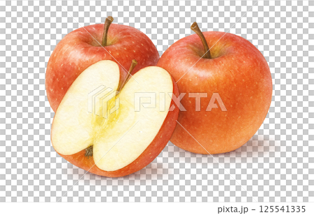 りんご イラスト 水彩 リンゴ 125541335