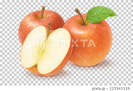 蘋果插畫水彩蘋果 125541339