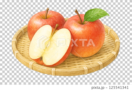 蘋果插畫水彩蘋果 125541341