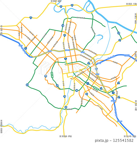 札幌主要道 125541582