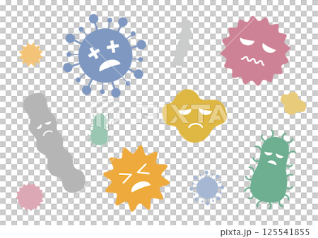 各種弱化細菌的插圖 125541855