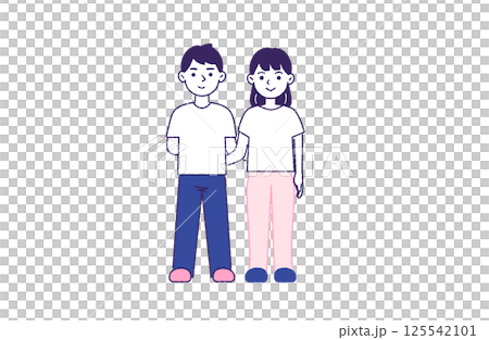 男女情侶全身 125542101