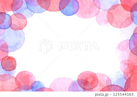 水彩 カラフル テクスチャ 図形模様 水彩 カラフル テクスチャ 図形模様 125544163