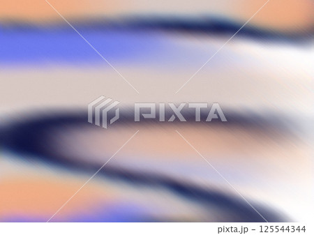 Abstract gradient background with smooth purple, lilac, orange colours transitions with grainy noise texture. Ambient template. Abstraction artwork. 125544344