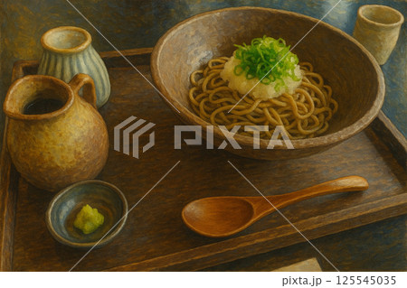 絵画風の蕎麦 125545035