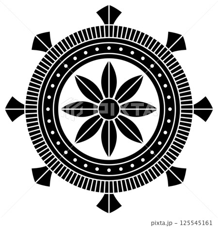 家紋です。加納家輪宝と言います。 125545161