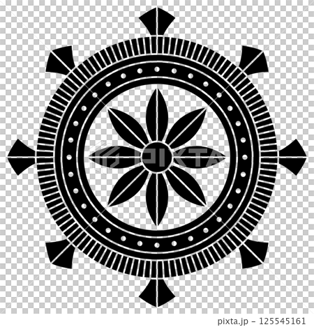 家紋です。加納家輪宝と言います。 125545161