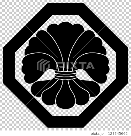 家紋です。隅切り角に結綿と言います。 家紋です。隅切り角に結綿と言います。 125545662