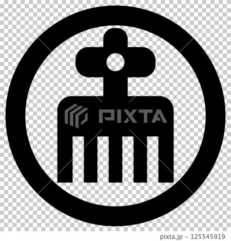 This is my family crest. It's a red bird in a circle. 125545919