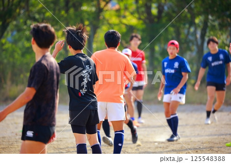 サッカー ラグビー クラブ ストレッチ サッカー ラグビー クラブ ストレッチ 125548388