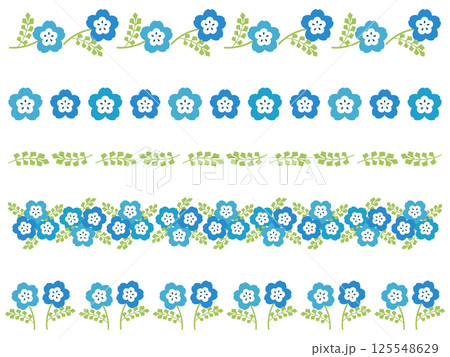 ネモフィラのライン5種セット ネモフィラのライン5種セット 125548629