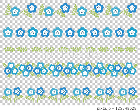 ネモフィラのライン5種セット ネモフィラのライン5種セット 125548629