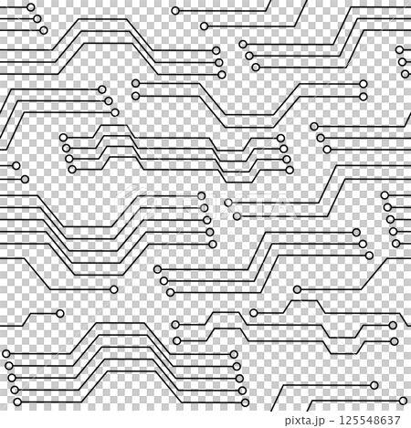 Electronic circuit board seamless pattern Electronic circuit board seamless pattern 125548637