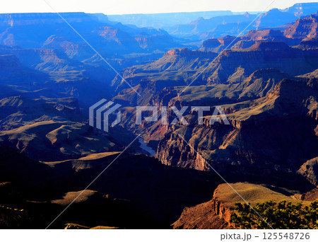 Hazy Sky Day At The Grand Canyon Arizona Hazy Sky Day At The Grand Canyon Arizona 125548726