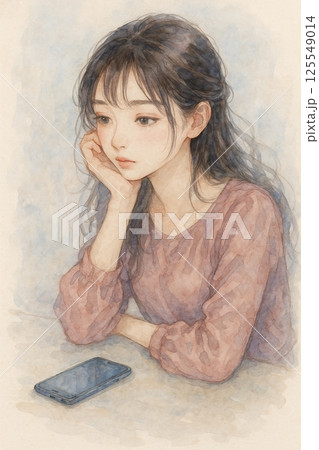 好きな人からの連絡を待っています。 125549014