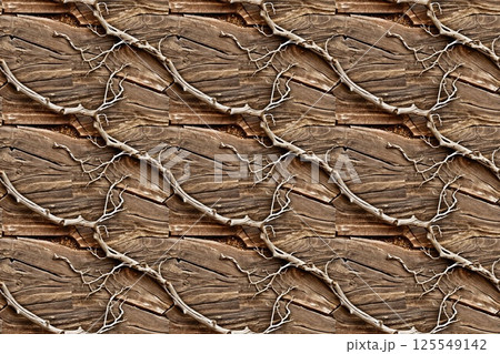 Seamless Weathered Wood Branches 125549142