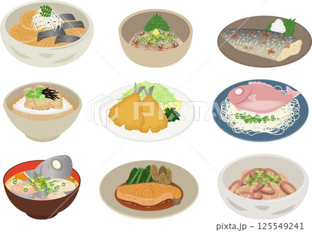 魚料理セット 魚料理セット 125549241