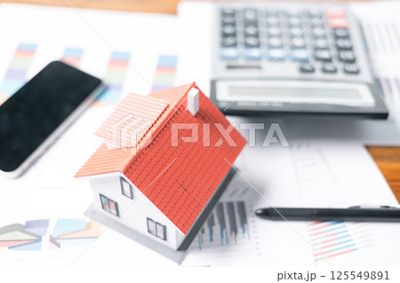 Mortgage loan enables individuals to buy home, turning rental expenses into wise investment, property ownership generates rental income and fosters financial stability through contractual agreement. 125549891