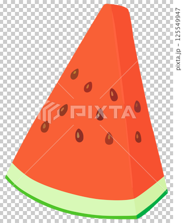 切割的西瓜向量素材插圖 125549947