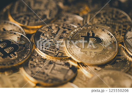 In the future, owning Bitcoin, crypto coin akin to digital gold, could make you financially rich, safeguarding your password is crucial for secure payments in digital financial realm of computer age. 125550206