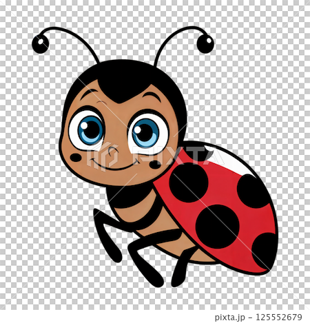 Cartoon ladybug 125552679