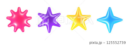 vector 3d vector star shapes vector 3d vector star shapes 125552739