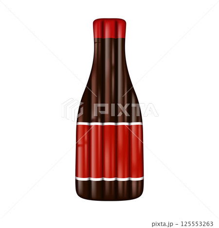Modern Illustration of Red and Brown Bottle Design Modern Illustration of Red and Brown Bottle Design 125553263