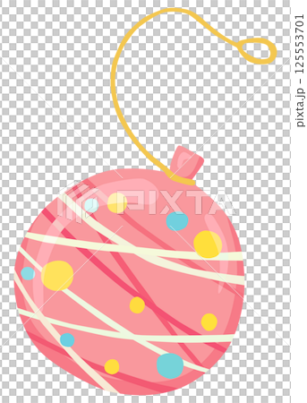 Pink water yo-yo illustration vector material 125553701