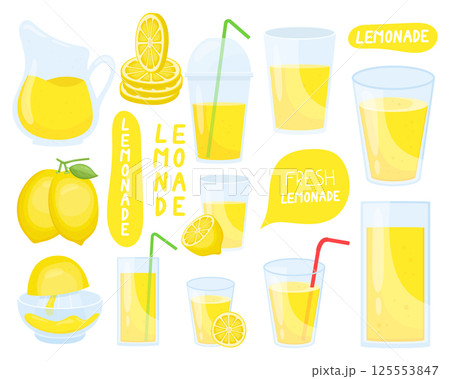 Lemonade clipart design illustration 125553847