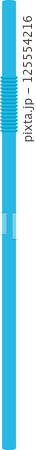 Blue Rectangular Accordion 125554216
