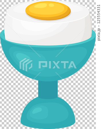 Boiled Egg in Egg Cup Boiled Egg in Egg Cup 125554331