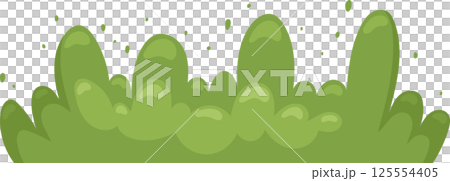 Cartoonish green smoke cloud emanating from a source below. 125554405