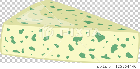 Wedge of blue cheese with green mold, culinary appetizer. Wedge of blue cheese with green mold, culinary appetizer. 125554446