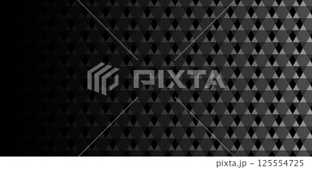 Dark black geometric grid background. Modern dark abstract vector texture. 125554725