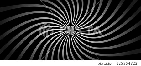 Swirling radial vortex vector background 125554822