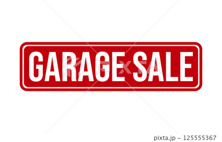 Garage Sale Rubber Stamp Seal Vector Garage Sale Rubber Stamp Seal Vector 125555367
