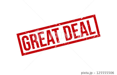 Great Deal Rubber Stamp Seal Vector 125555506
