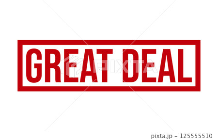 Great Deal Rubber Stamp Seal Vector 125555510