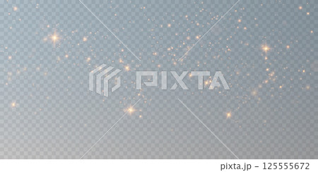 Golden Sparkles Dancing Over a Soft Blue Background, Creating an Enchanting Visual Atmosphere Filled with Beauty Golden Sparkles Dancing Over a Soft Blue Background, Creating an Enchanting Visual Atmosphere Filled with Beauty 125555672
