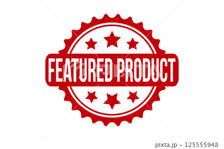 Featured Product Rubber Stamp Seal Vector 125555948