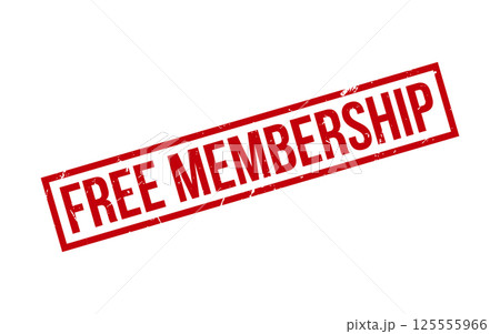 Free Membership Rubber Stamp Seal Vector 125555966