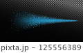 The Blue Spray Effect showcases a stunning visual representation with intricate Particle Distribution throughout 125556389