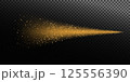 Golden Sparkle Effect featuring an enchanting Particle Stream for your digital backgrounds and creative designs 125556390