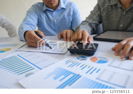 Financial accountant planner meeting business cousultation introduction 125556511