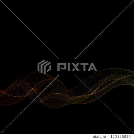 Abstract vector wavy lines in colors. Eps 10 125556816