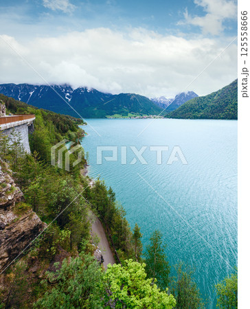 Achensee summer landscape (Austria). Achensee summer landscape (Austria). 125558666