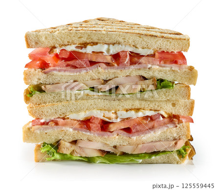 stack of sandwiches stack of sandwiches 125559445