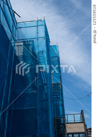 戸建ての建築現場 戸建ての建築現場 125559519