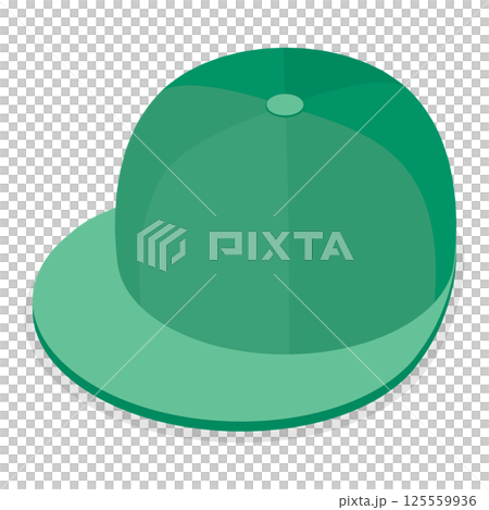 3D Isometric Flat  Set of Hats. Item 7 125559936