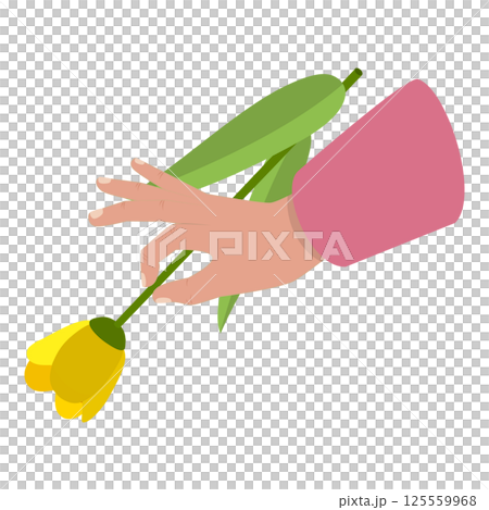 3D Isometric Flat  Illustration of Charity and Donation. Item 1 125559968